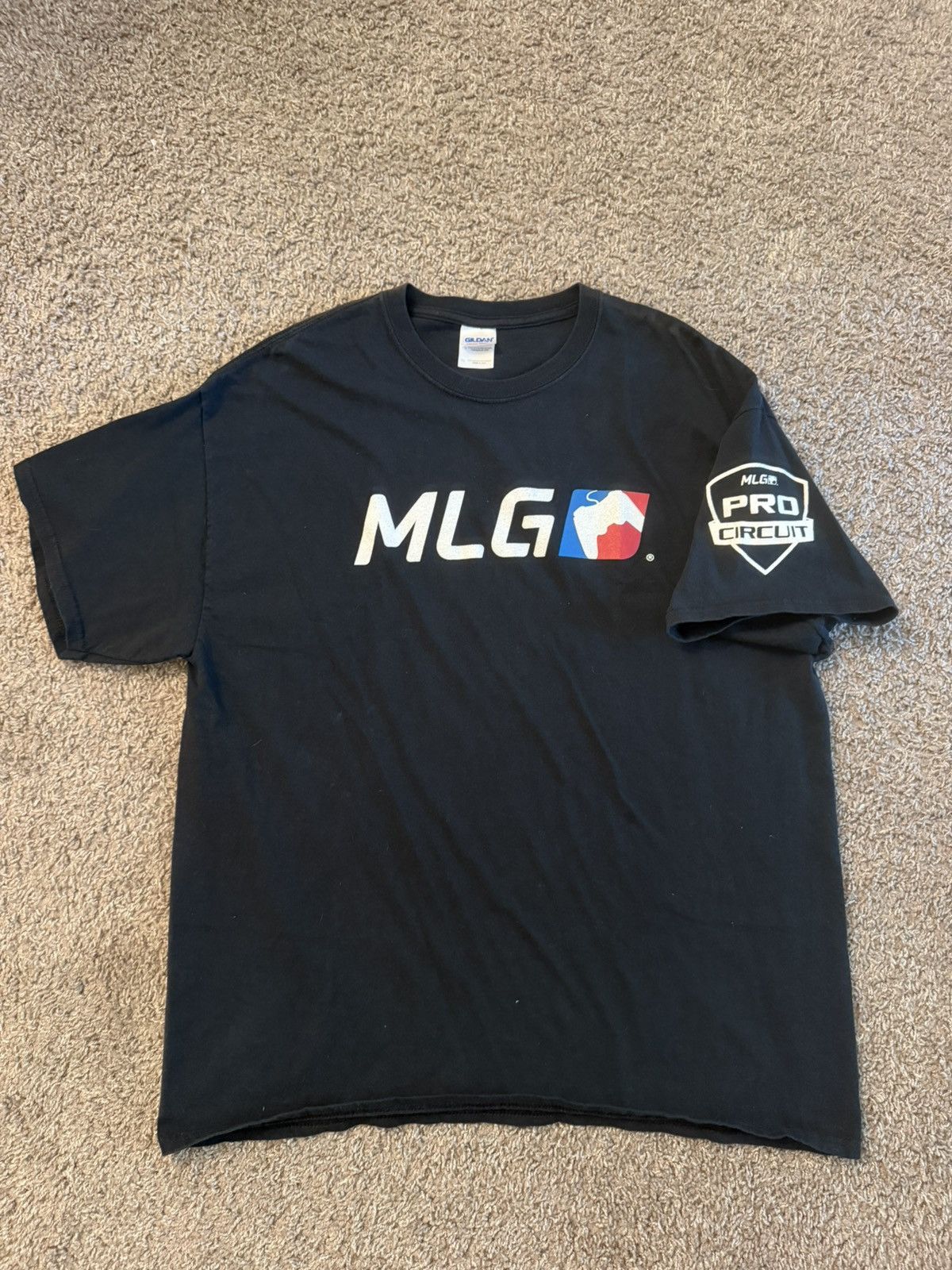 Gildan Vintage Major League Gaming MLG Pro Circuit Exclusive Event Size US XL / EU 56 / 4 - 1 Thumbnail