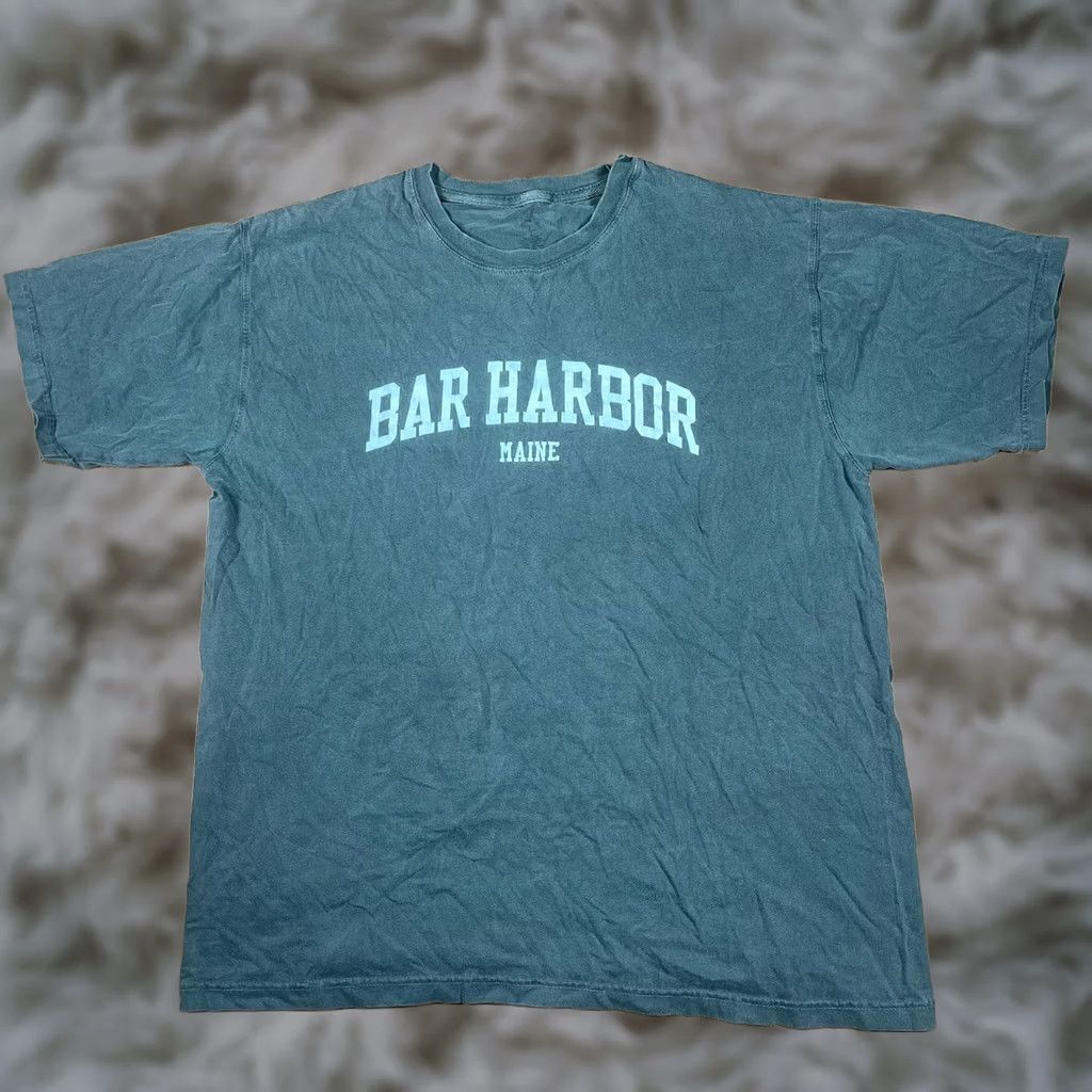 Vintage It’s A Dog Life Adults L Large Gray Crewneck Bar Harbor Maine 100% Cotton Shirt"} Size US L / EU 52-54 / 3 - 1 Thumbnail
