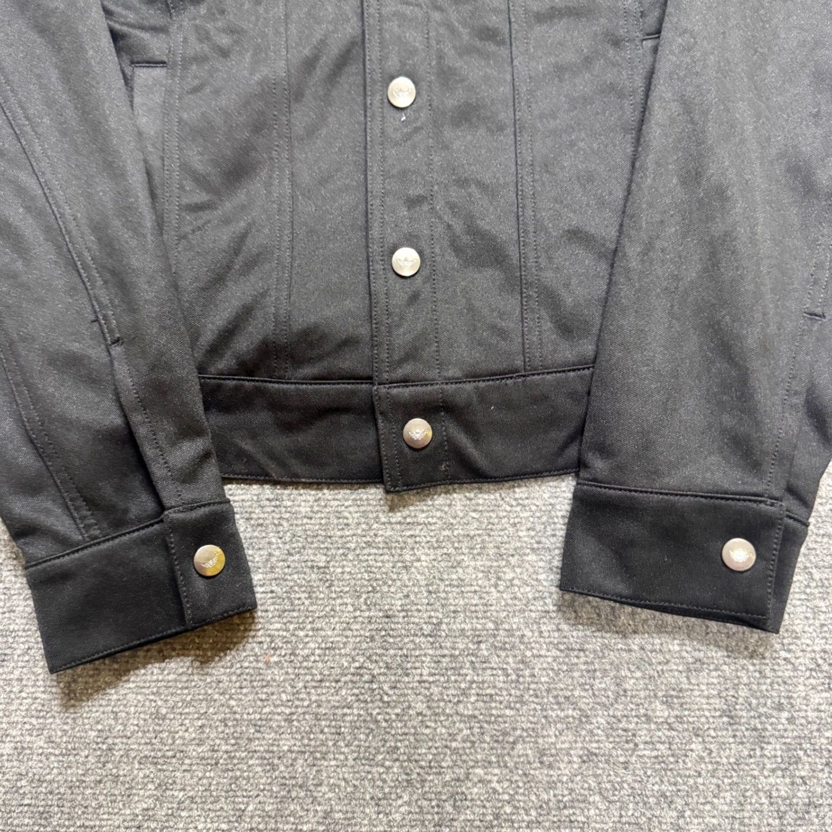 Adidas Adidas Track Jacket Blue Version Firebird Women Sz 4 Button Up Black Size S / US 4 / IT 40 - 6 Thumbnail
