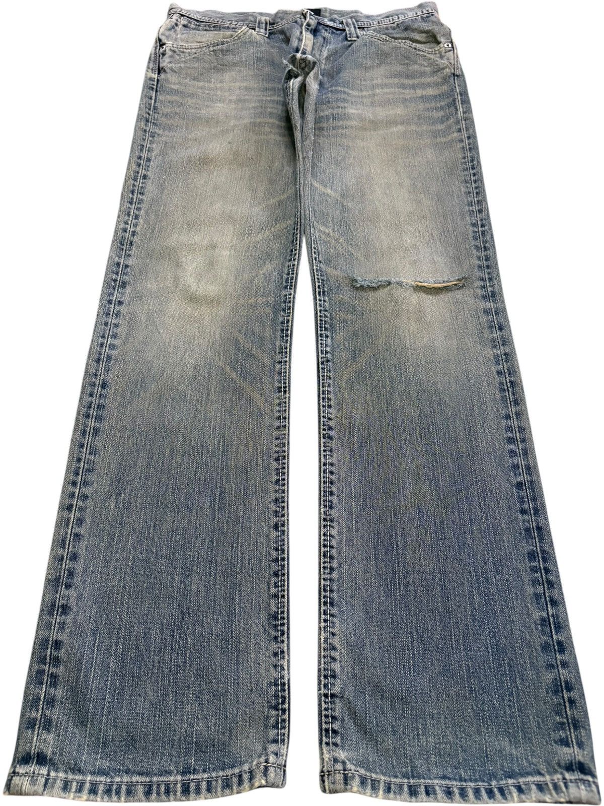 Wrangler Vintage Wrangler Mud Wash Distressed Jeans Size US 32 / EU 48 - 1 Thumbnail