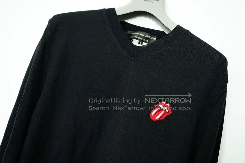 Comme des Garcons Comme Des Garcons Rolling Stones Long Sleeve Knit Top Size US S / EU 44-46 / 1 - 3 Thumbnail