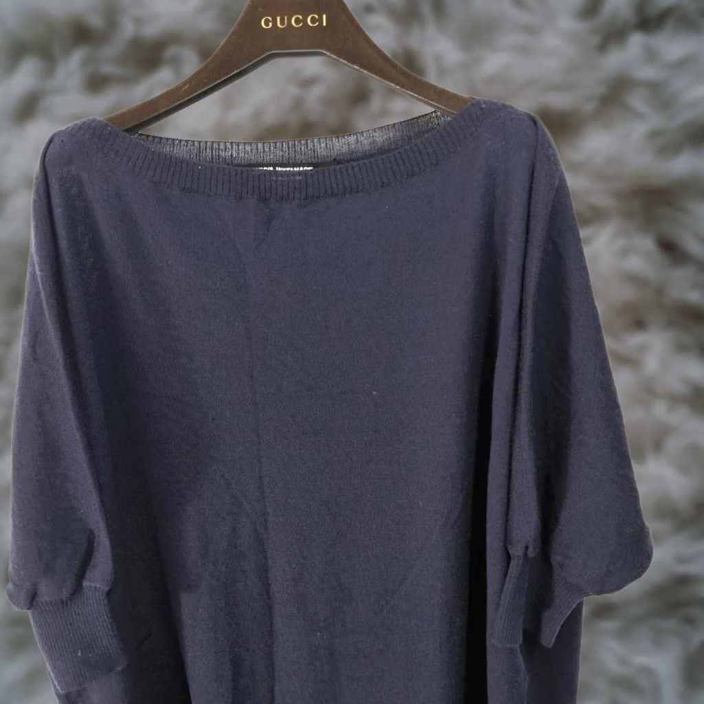 Junya Watanabe JUNYA WATANABE COMME des GARCONS Transformation Knit Tunic Dress Blue One Size Size ONE SIZE - 1 Thumbnail