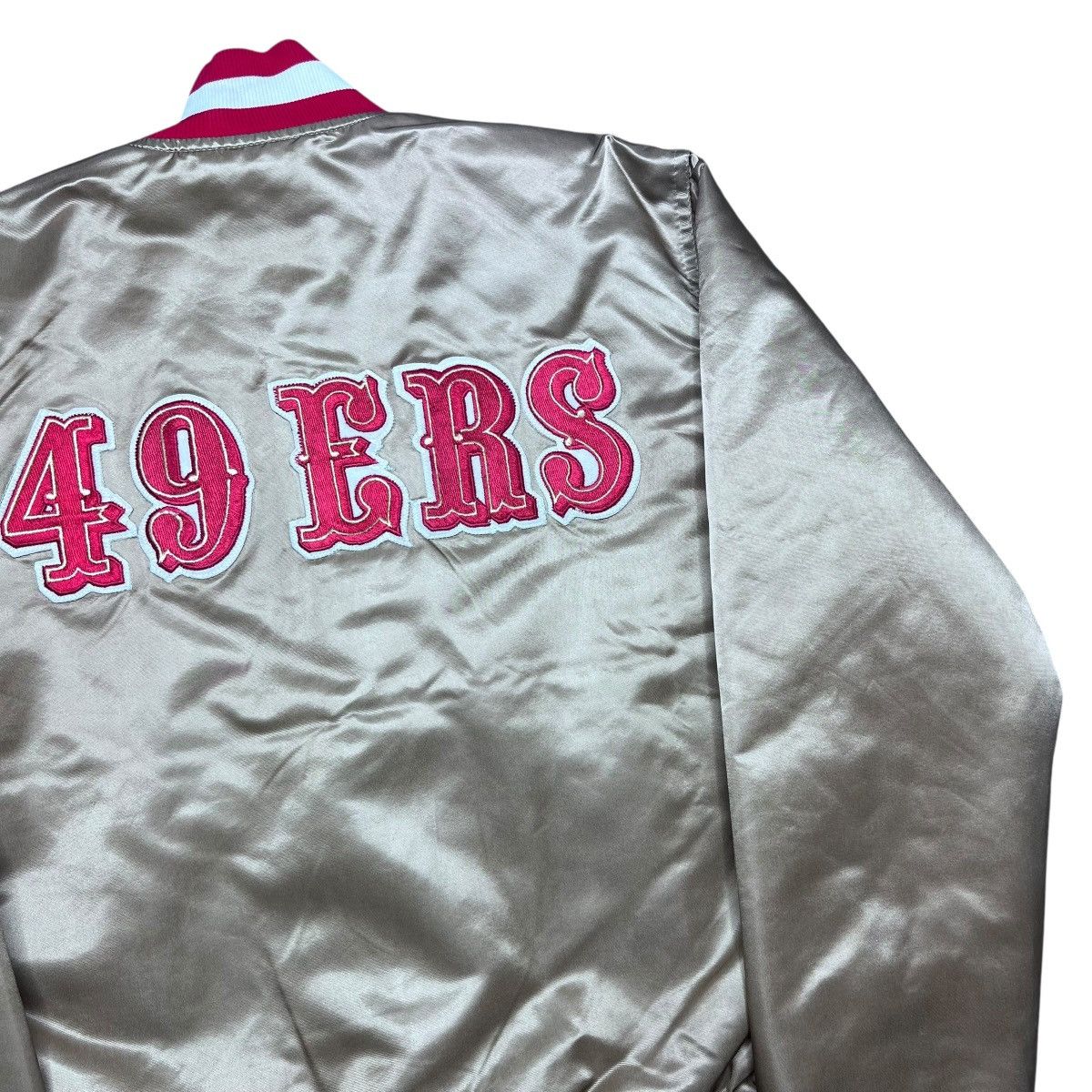 Starter 1990s NFL San Francisco 49ers Starter Spell Out Satin Jacket Size US M / EU 48-50 / 2 - 25 Thumbnail