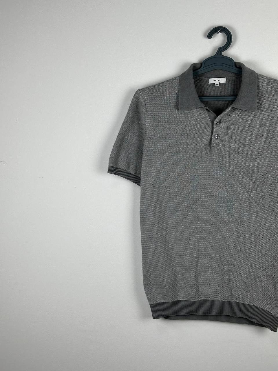 Reiss Reiss OE Tisley Textured Knitted Polo Shirt Sweater Size US M / EU 48-50 / 2 - 3 Thumbnail