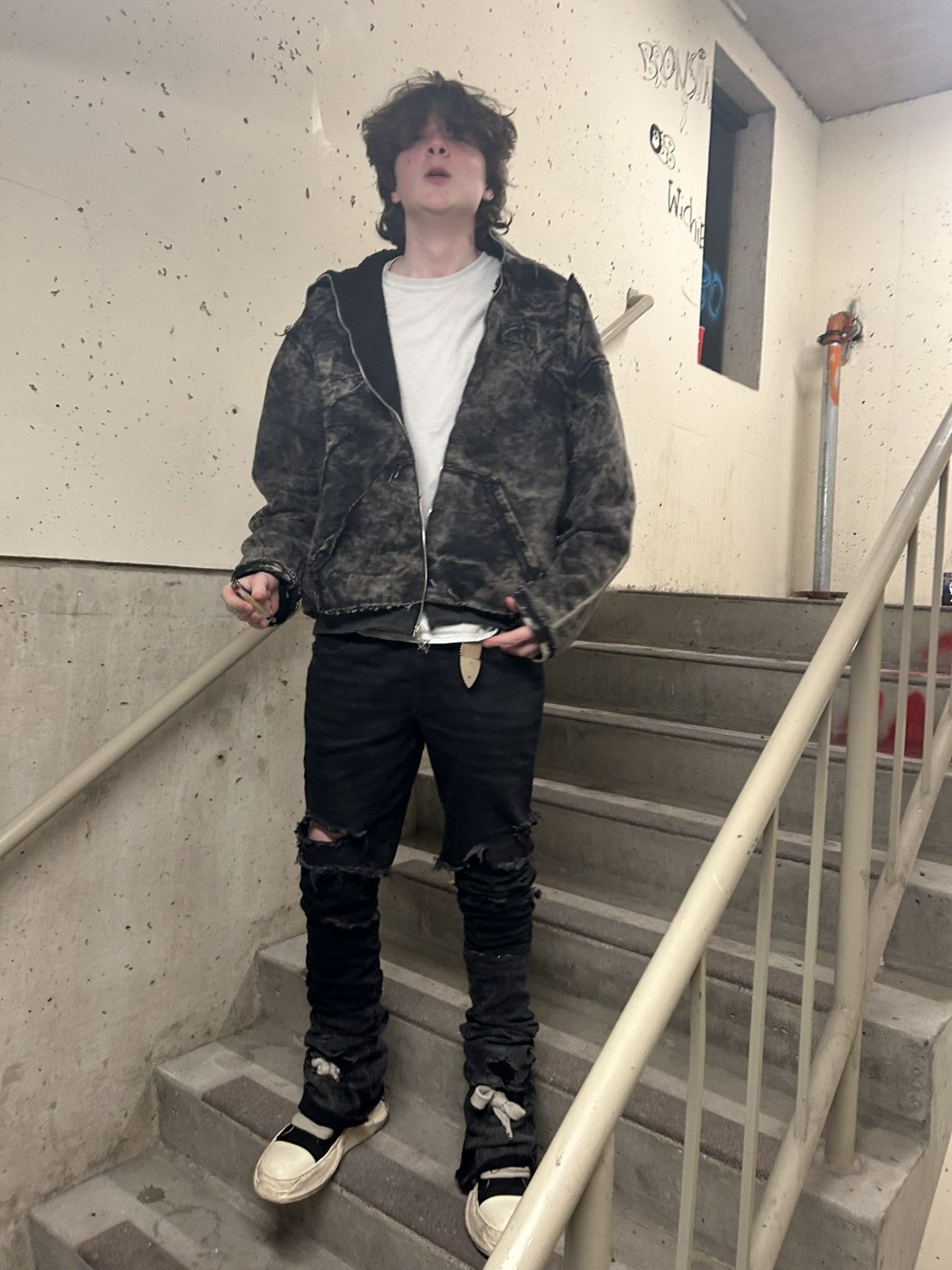 American Eagle Outfitters × Japanese Brand × Vintage Stacked Flared Denim Size US 34 / EU 50 - 9 Thumbnail