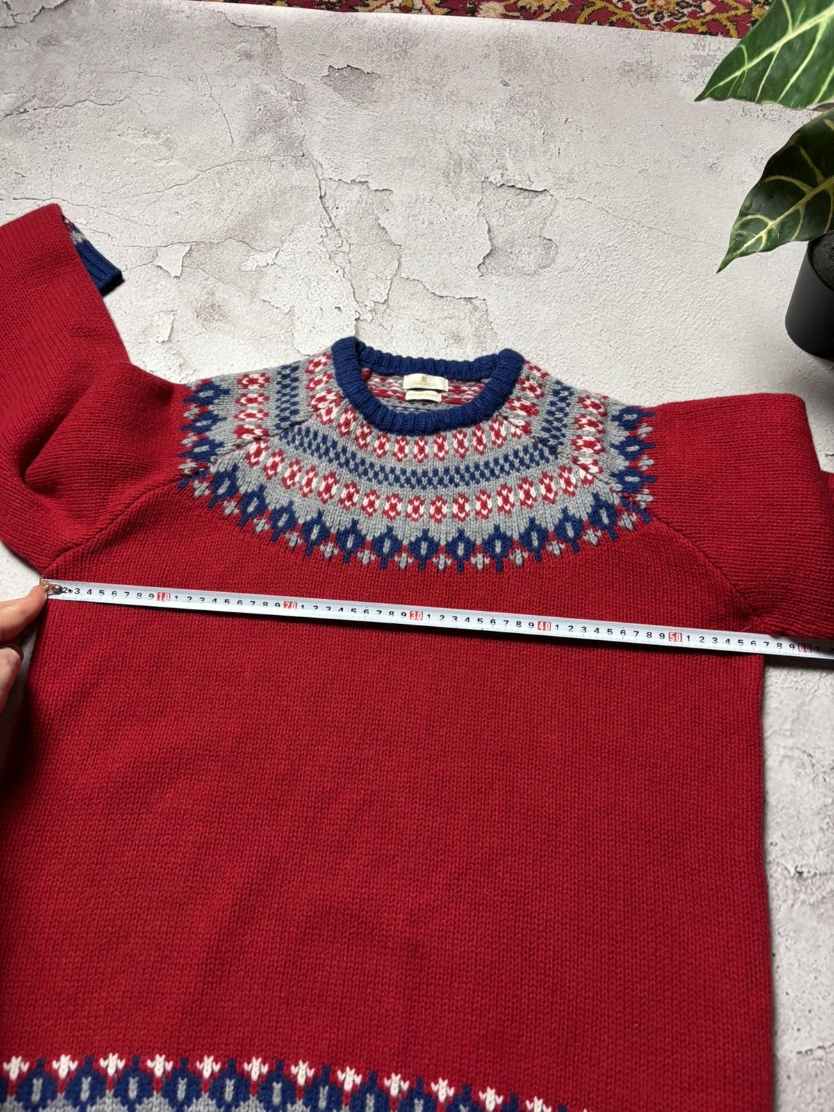 Other MUNROSPUN RED PURE LAMBSWOOL HEAVY KNIT PULLOVER JUMPER Size US L / EU 52-54 / 3 - 7 Thumbnail