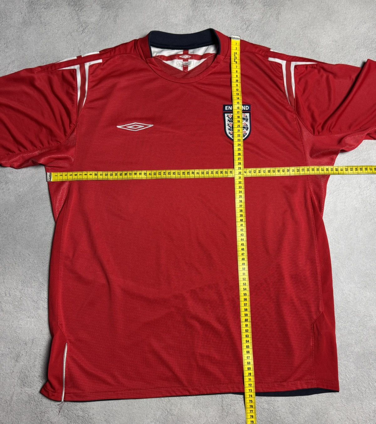 Umbro England 2004 2006 Away Football Shirt Soccer Jersey Umbro Size US XL / EU 56 / 4 - 13 Thumbnail