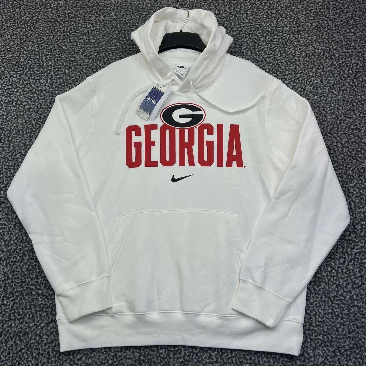 Nike Nike Hoodie Men White Georgia Bulldogs NCAA Pullover New L Size US L / EU 52-54 / 3 - 1 Thumbnail
