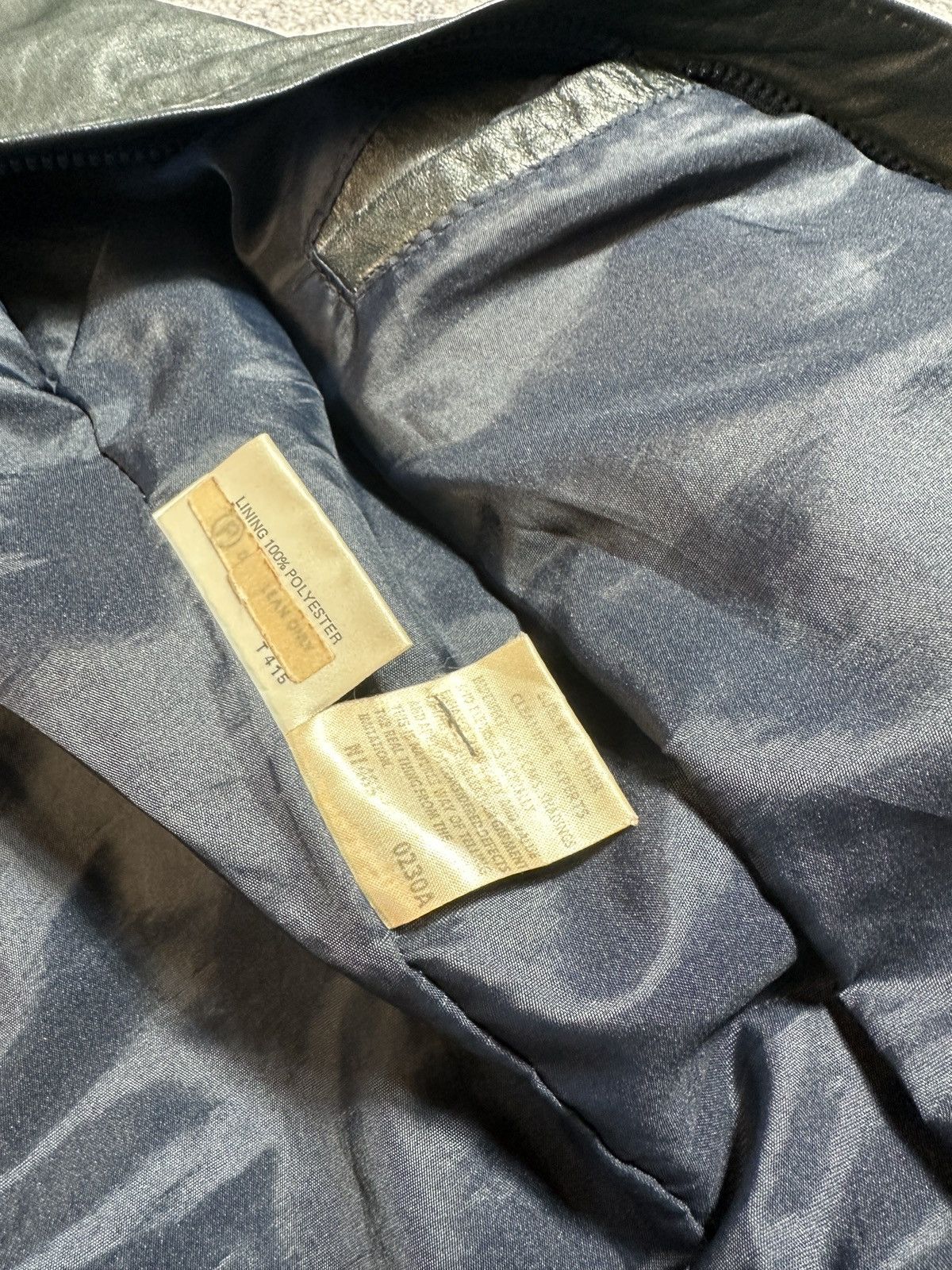 Vintage Y2K Baggy Leather Jacket Avant Garde Opium Style USA M Size US M / EU 48-50 / 2 - 4 Thumbnail