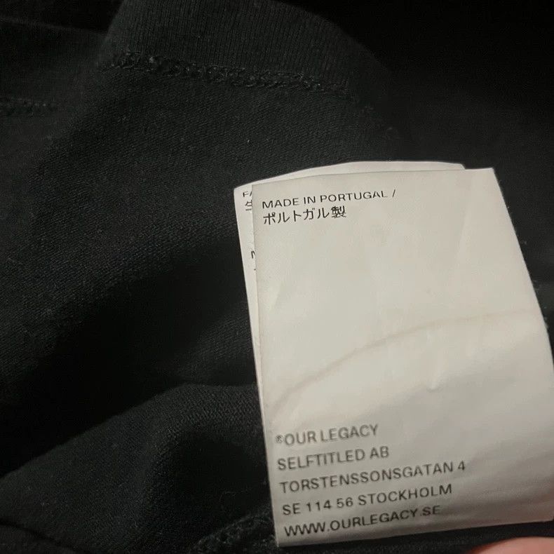 Our Legacy our legacy size 48 Tee black T-shirt 2502-Nextarrow Size US M / EU 48-50 / 2 - 4 Thumbnail