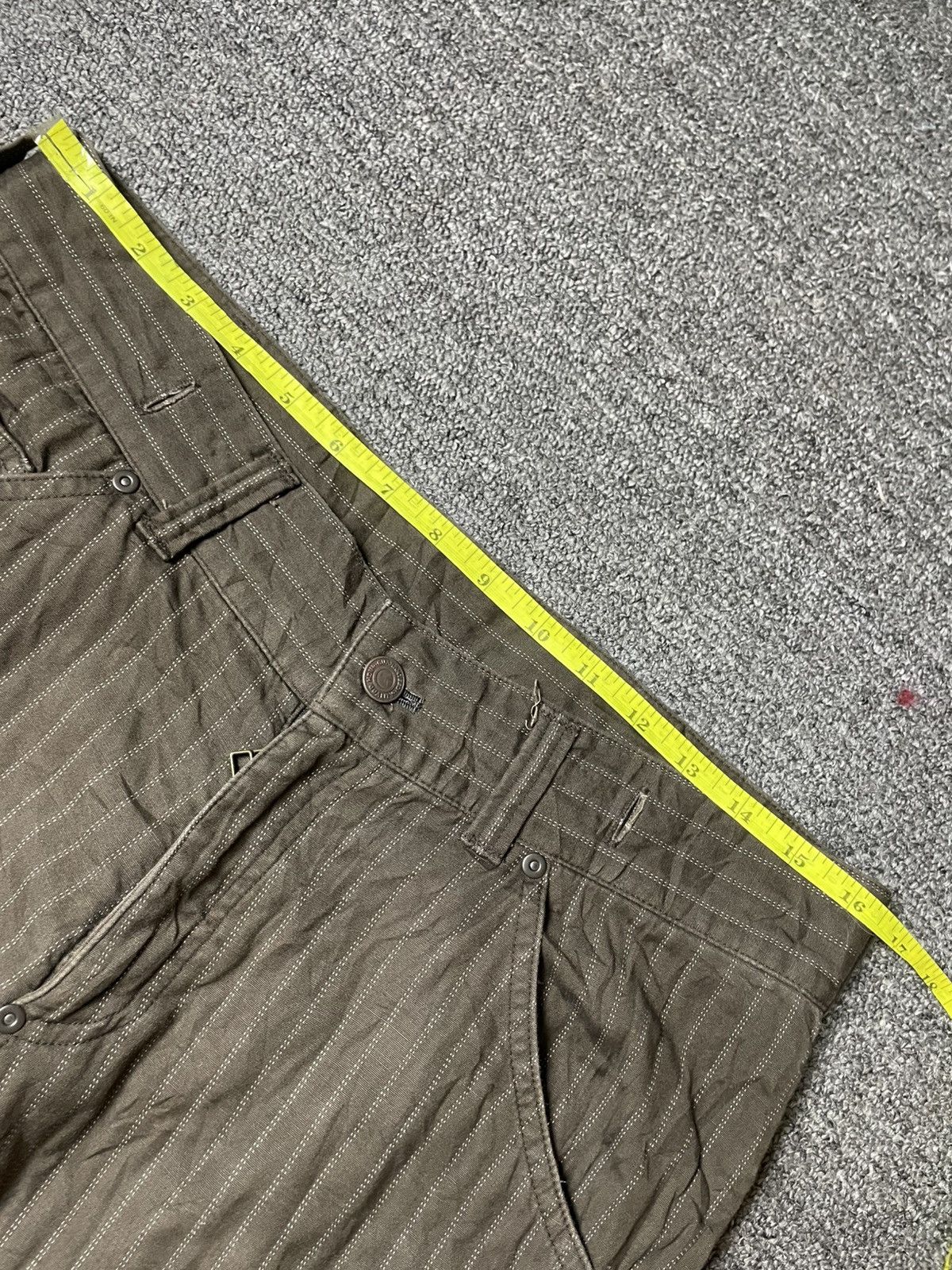 If Six Was Nine × Japanese Brand × Le Grande Bleu (L.G.B.) Japanese Brand Double Knee Stripe Pants (92) Size US 33 - 7 Thumbnail