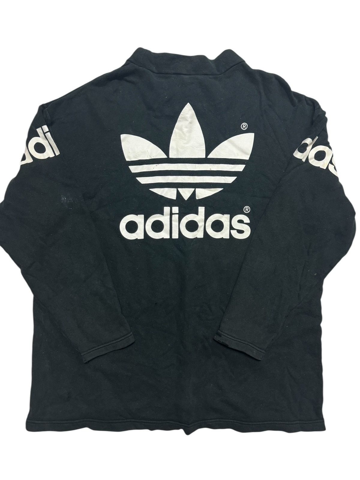 Adidas 💥VINTAGE 90's ADIDAS JAPAN BIG LOGO MIRROR PRINT DISTRESSED Size US L / EU 52-54 / 3 - 2 Thumbnail