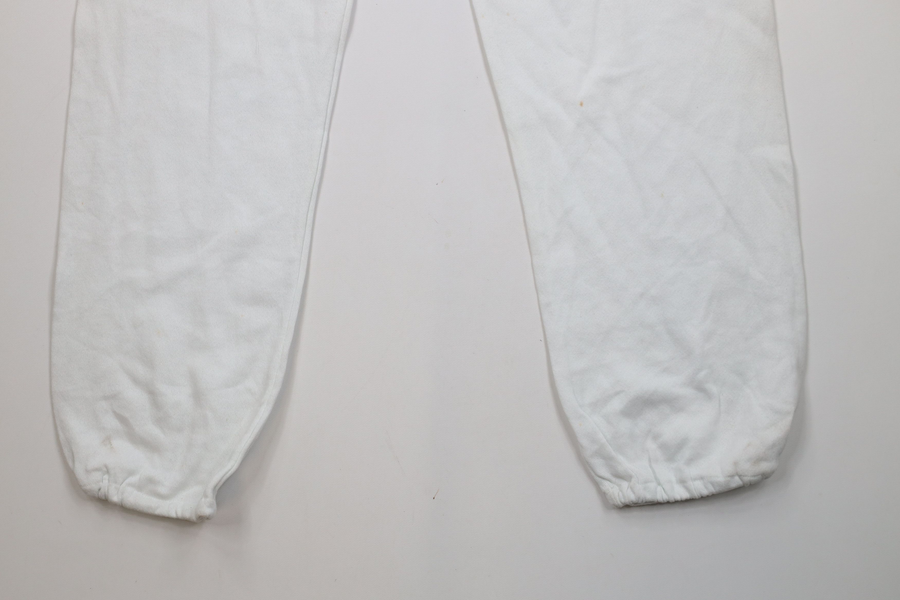 Vintage Vintage 90s Streetwear Sweatpants Joggers Pants White USA Size US 36 / EU 52 - 14 Thumbnail