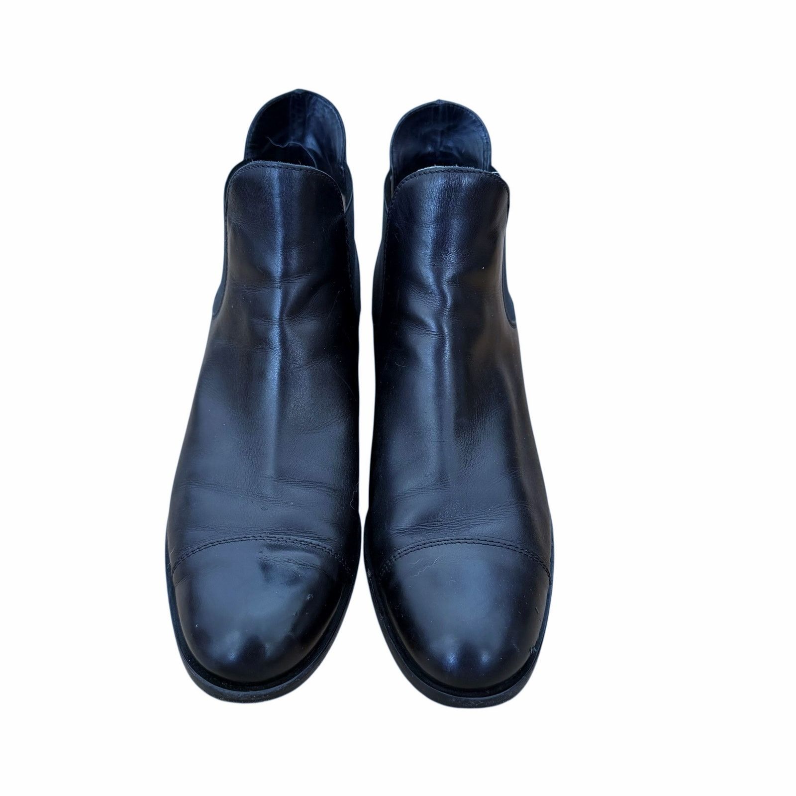 Giorgio Armani Giorgio Armani Black Leather Chelsea Boots Sz 6.5 Sz 37 Size US 6.5 / IT 36.5 - 2 Thumbnail