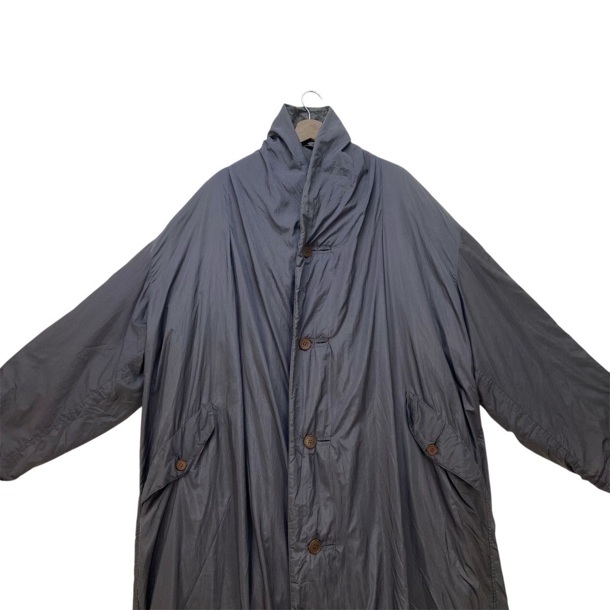 Issey Miyake Achieve🔥80s Issey Miyake Windcoat Nylon Long Coat Size US L / EU 52-54 / 3 - 3 Thumbnail
