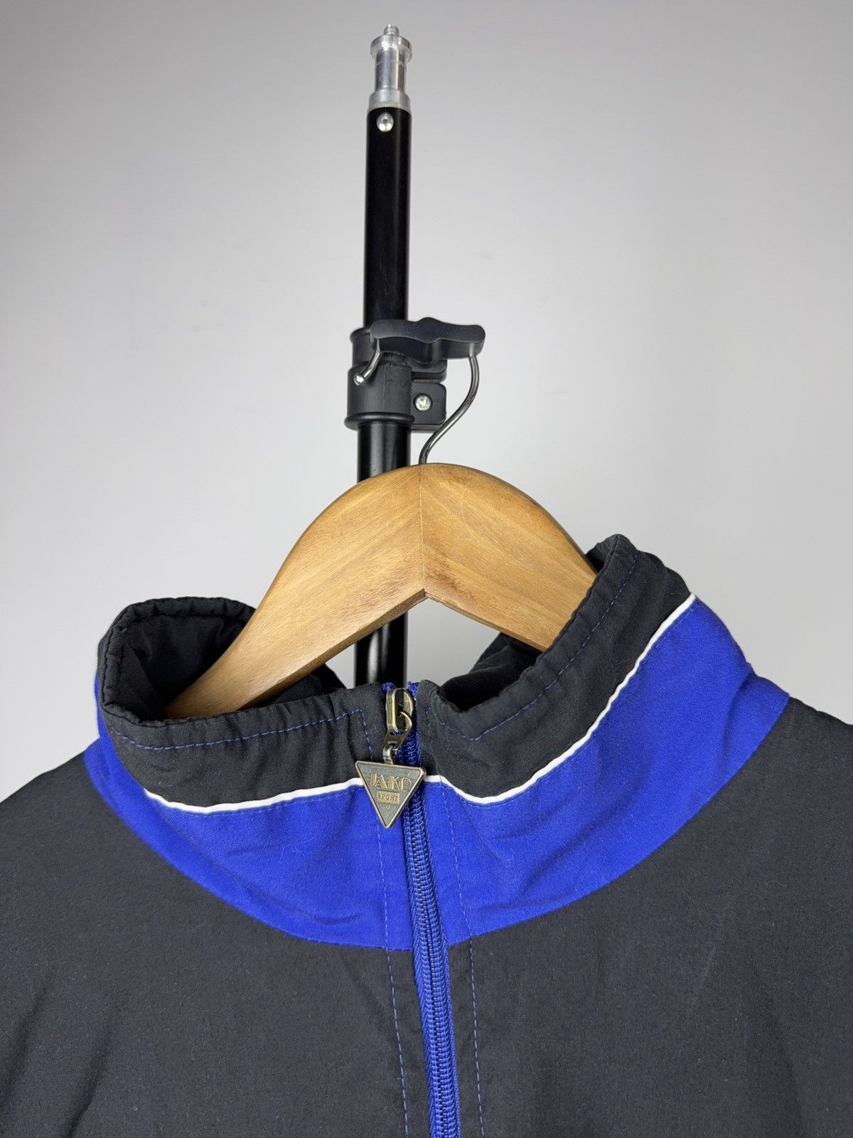 Vintage Vintage 90s JAKO Graphic Track Jacket Bold Logo Blue Size US L / EU 52-54 / 3 - 3 Thumbnail