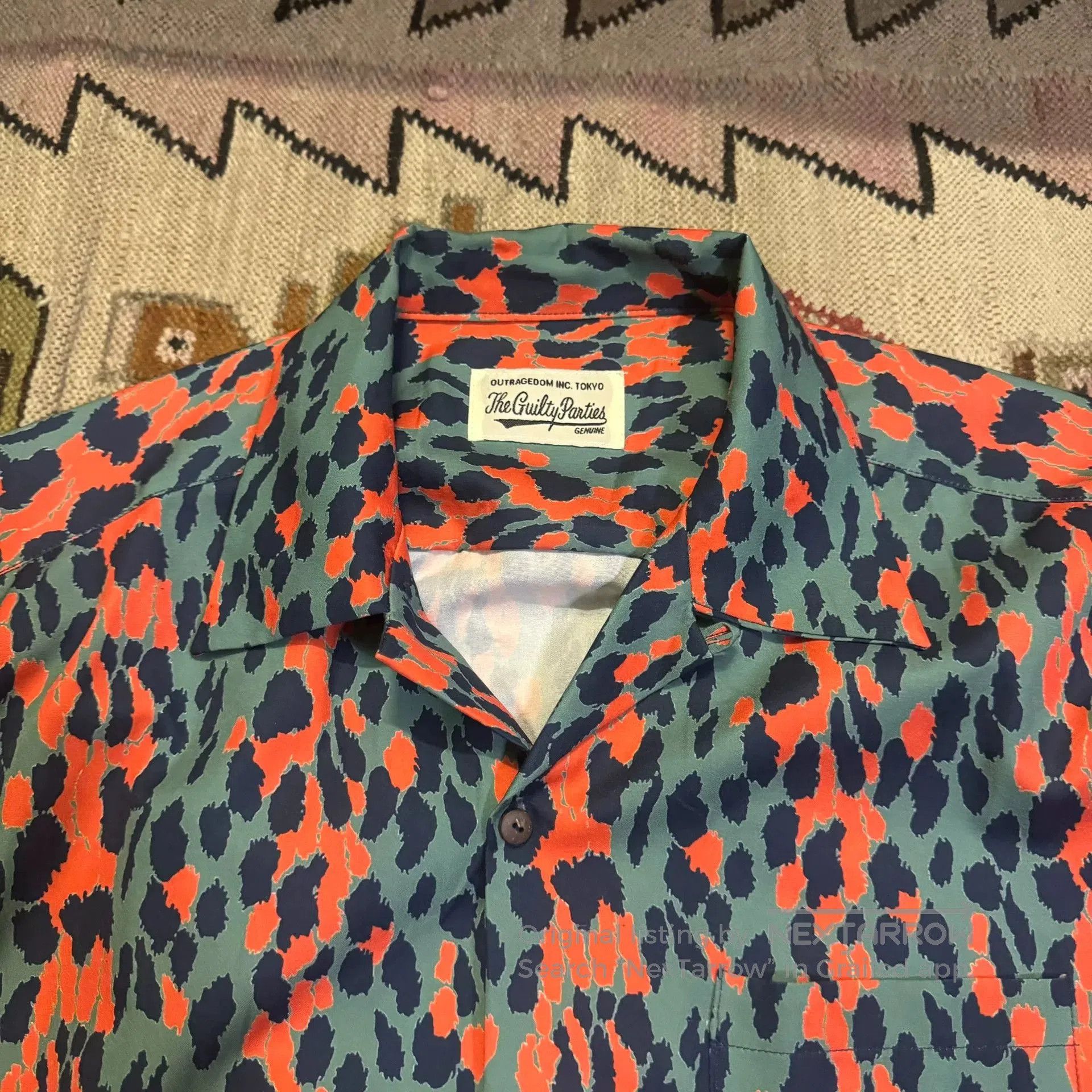 Comme des Garcons Wacko Maria Leopard Print Hawaiian Shirt. Size US M / EU 48-50 / 2 - 2 Thumbnail