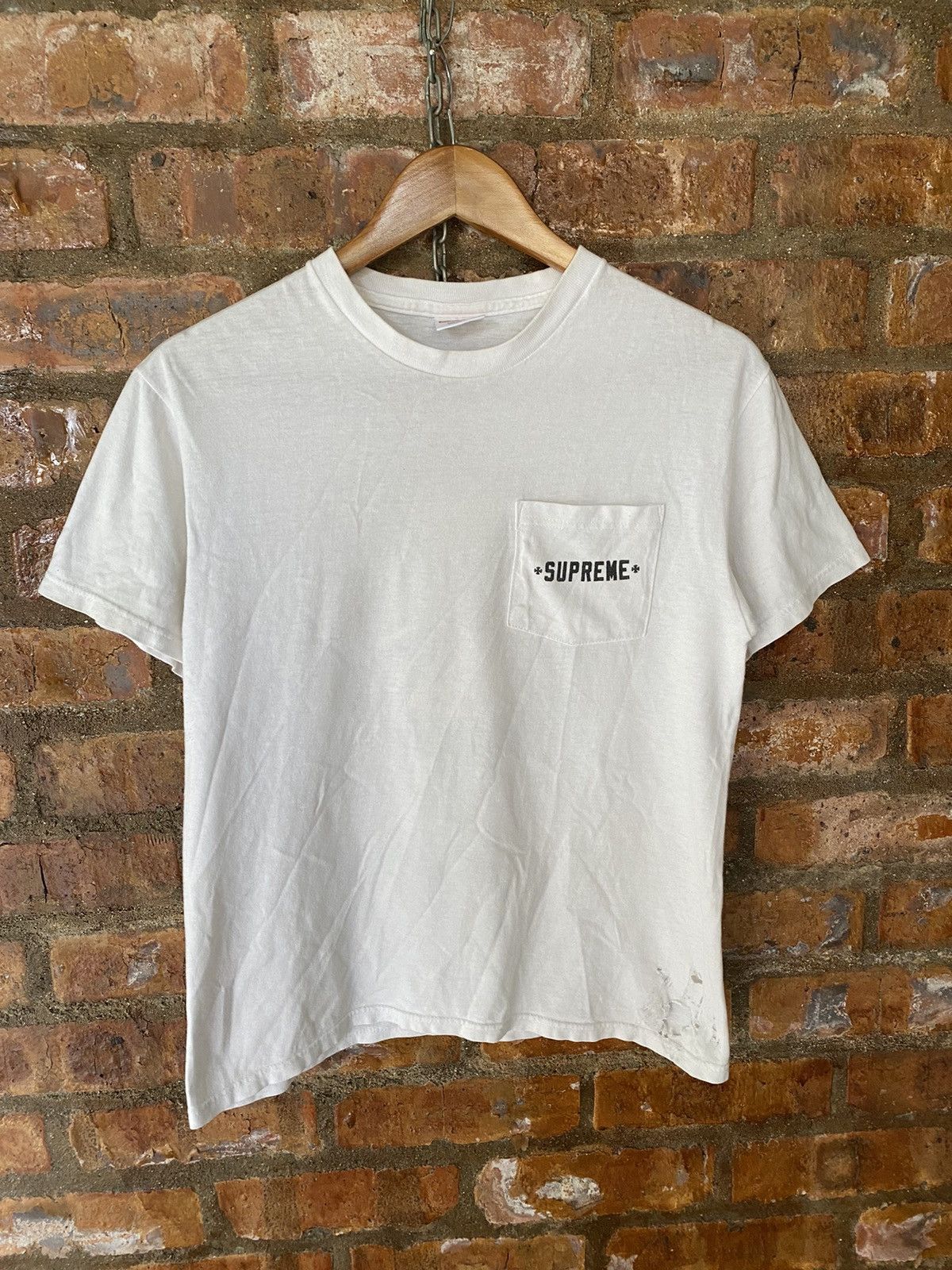 Independent Truck Co. × Supreme supreme x Independent distressed tee Size US S / EU 44-46 / 1 - 4 Thumbnail