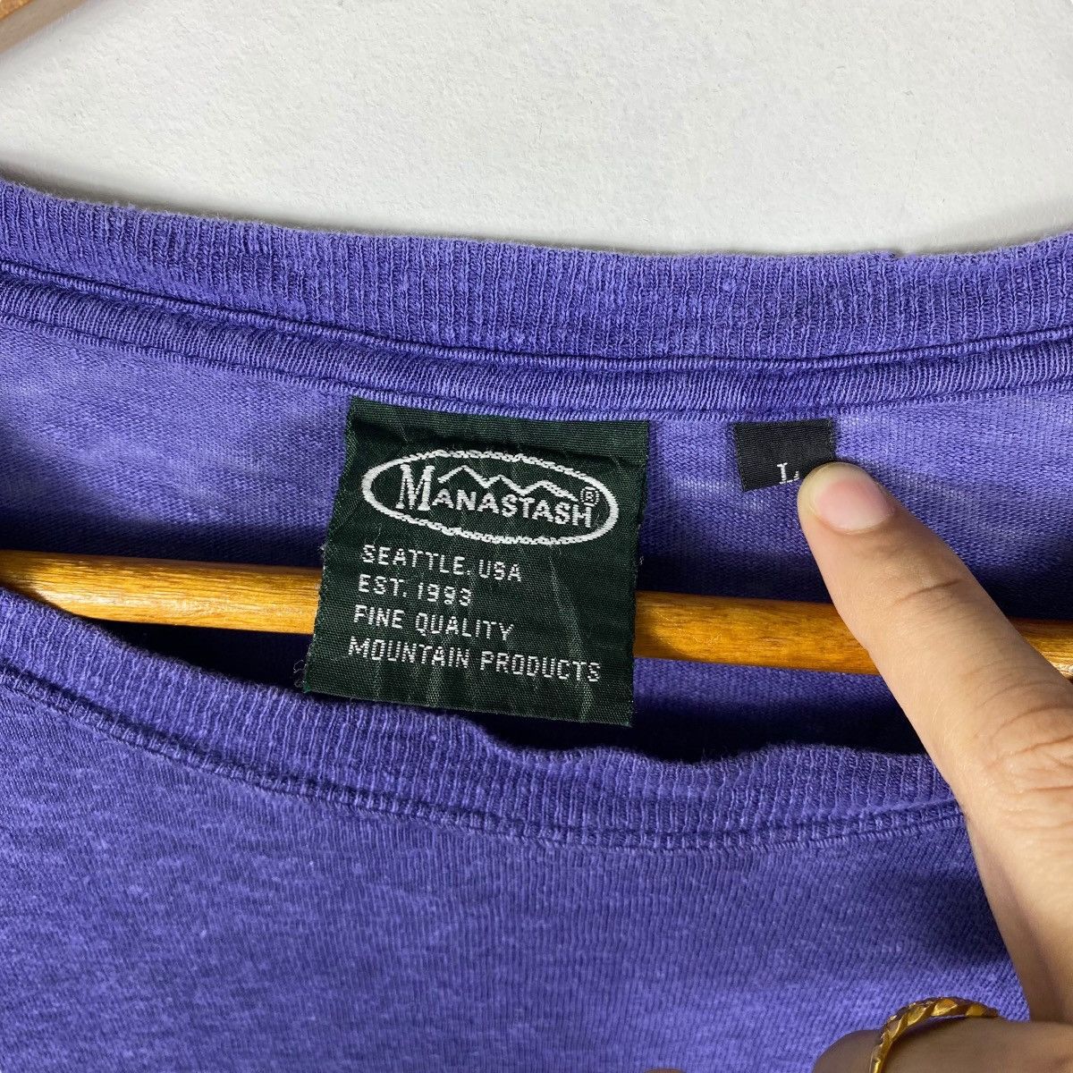 Manastash MANASTASH Trust Your Sixth Sense Long Sleeve Tee Shirt Size US L / EU 52-54 / 3 - 6 Thumbnail