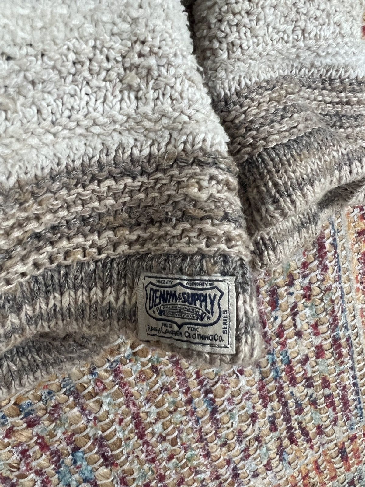 Denim & Supply Ralph Lauren United States Flag Ralph Lauren Cardigan Sweater Size US L / EU 52-54 / 3 - 5 Thumbnail