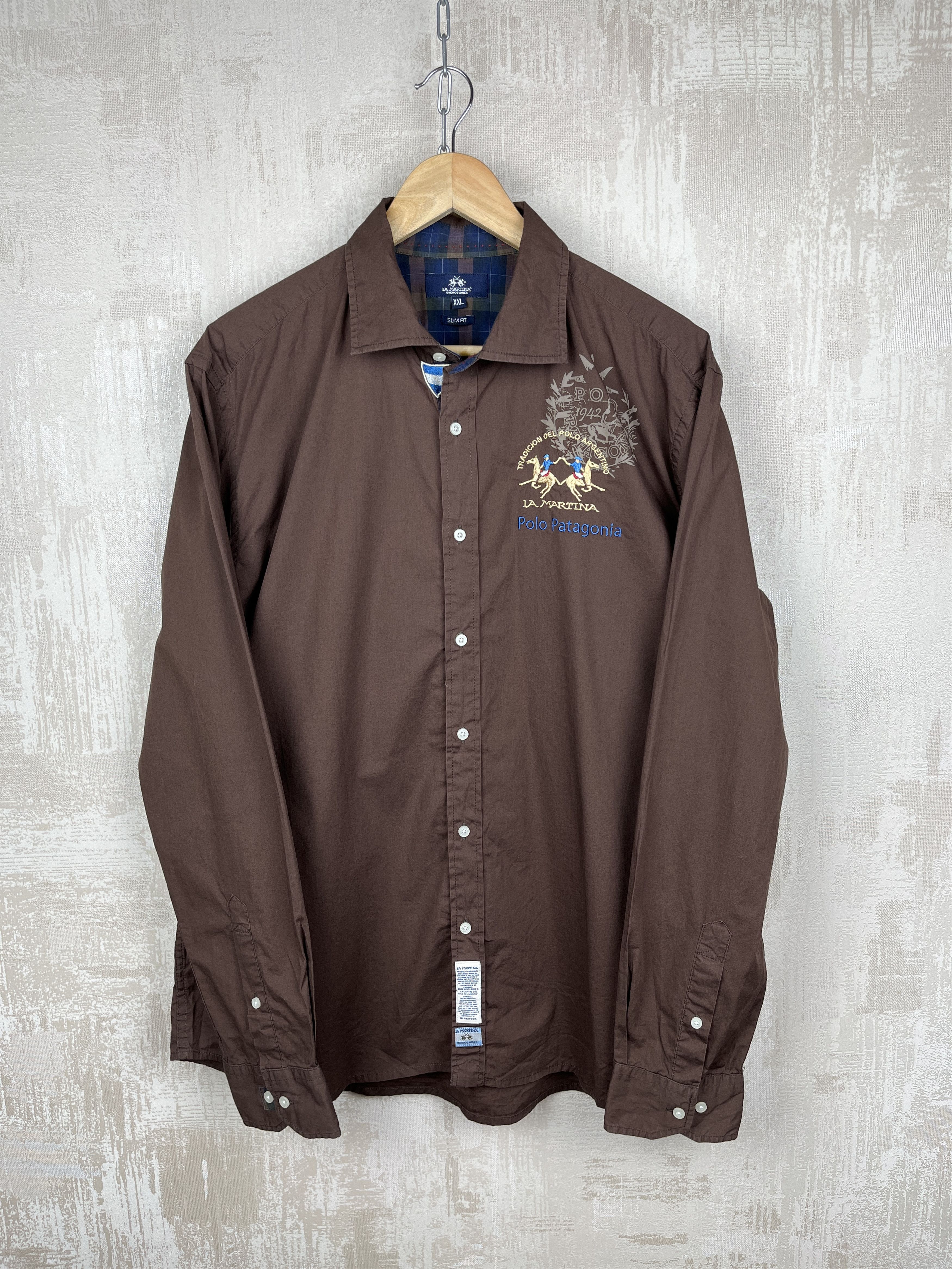 La Martina La Martina Patagonia Polo Long Sleeve Shirt Size US XXL / EU 58 / 5 - 10 Thumbnail