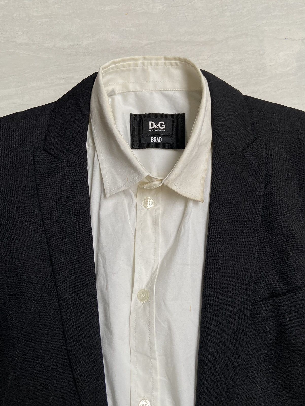 Dolce & Gabbana DOLCE & GABBANA White Shirt Suit Size US S / EU 44-46 / 1 - 11 Thumbnail