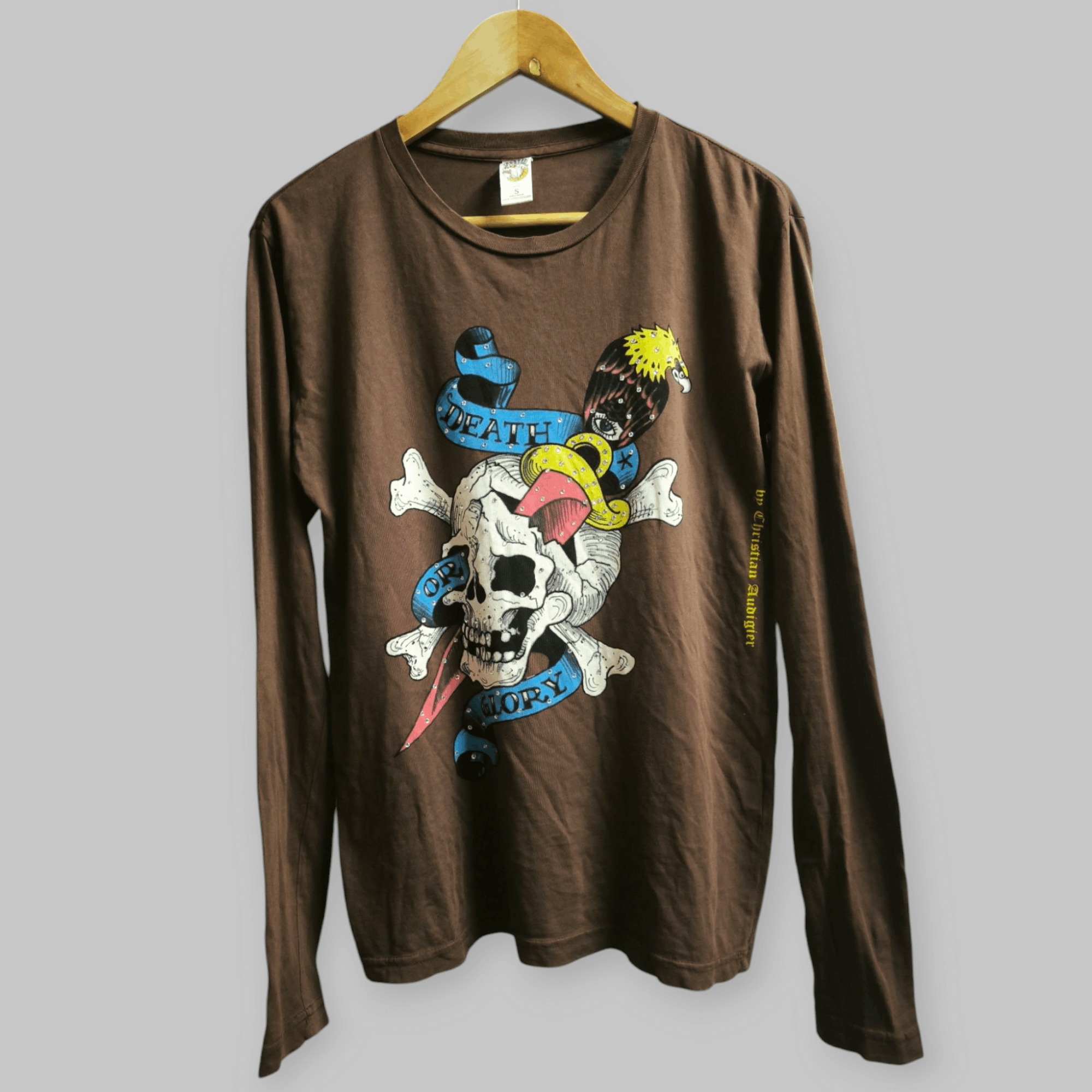 Christian Audigier × Ed Hardy × Vintage Death Or Glory Don Ed Hardy Design Mesh Tee Size US S / EU 44-46 / 1 - 3 Thumbnail