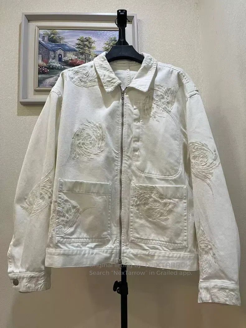 Dries Van Noten Dries Van Noten Embroidered Denim Jacket Size US L / EU 52-54 / 3 - 1 Thumbnail