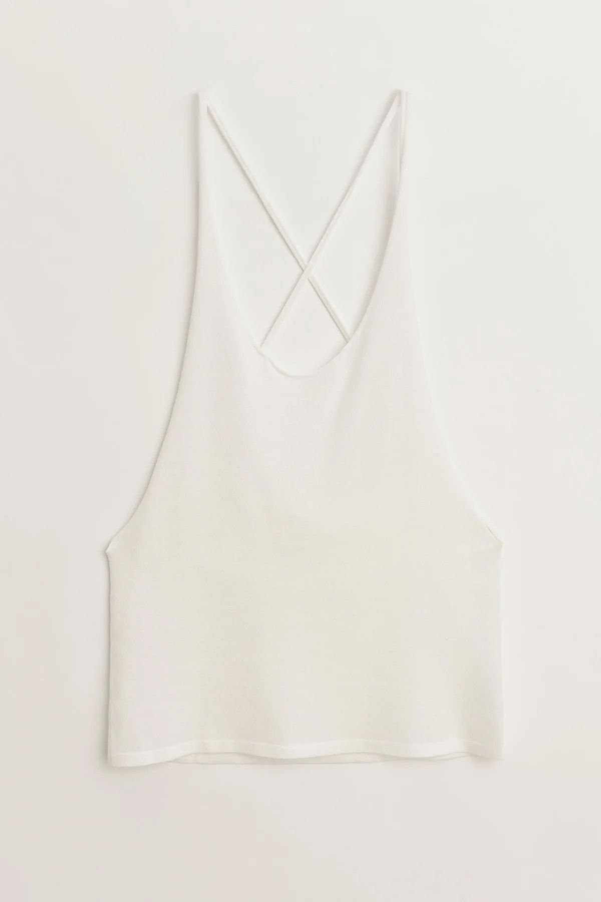 o1mle0225 Unisex Tins Tank Top in Chalk