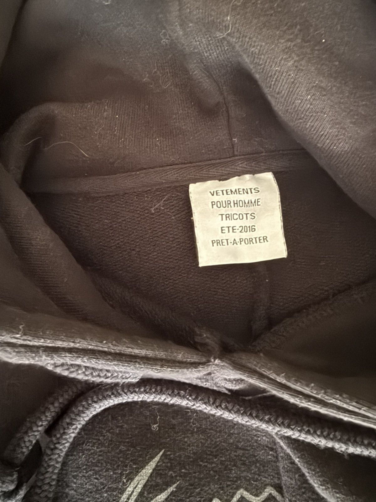 Vetements Vetements ss16 Metal logo reconstructed hoodie Size US XS / EU 42 / 0 - 3 Thumbnail