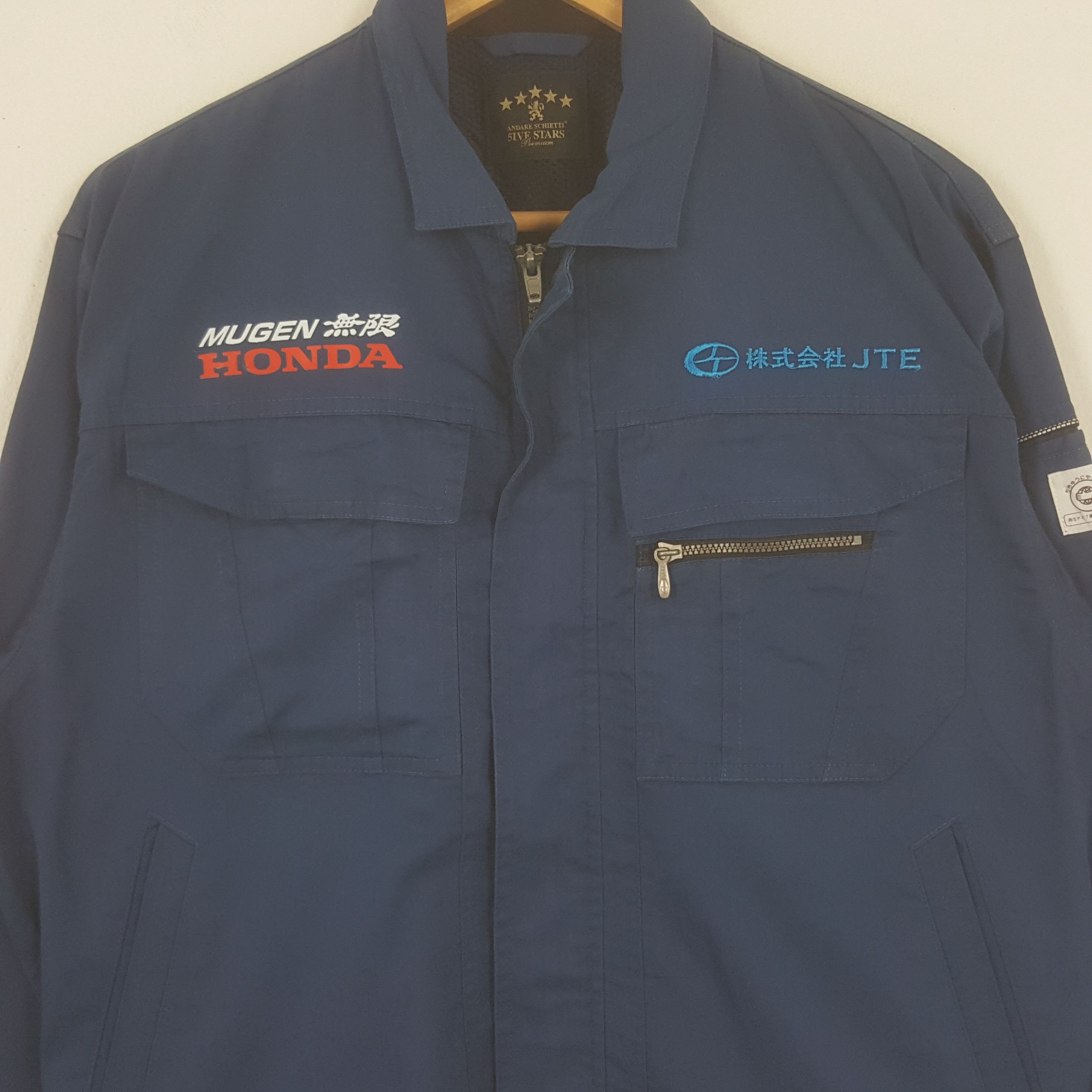 Honda Vintage Mugen Honda Japanese Racing Team Custom Art Jacket Size US L / EU 52-54 / 3 - 4 Thumbnail