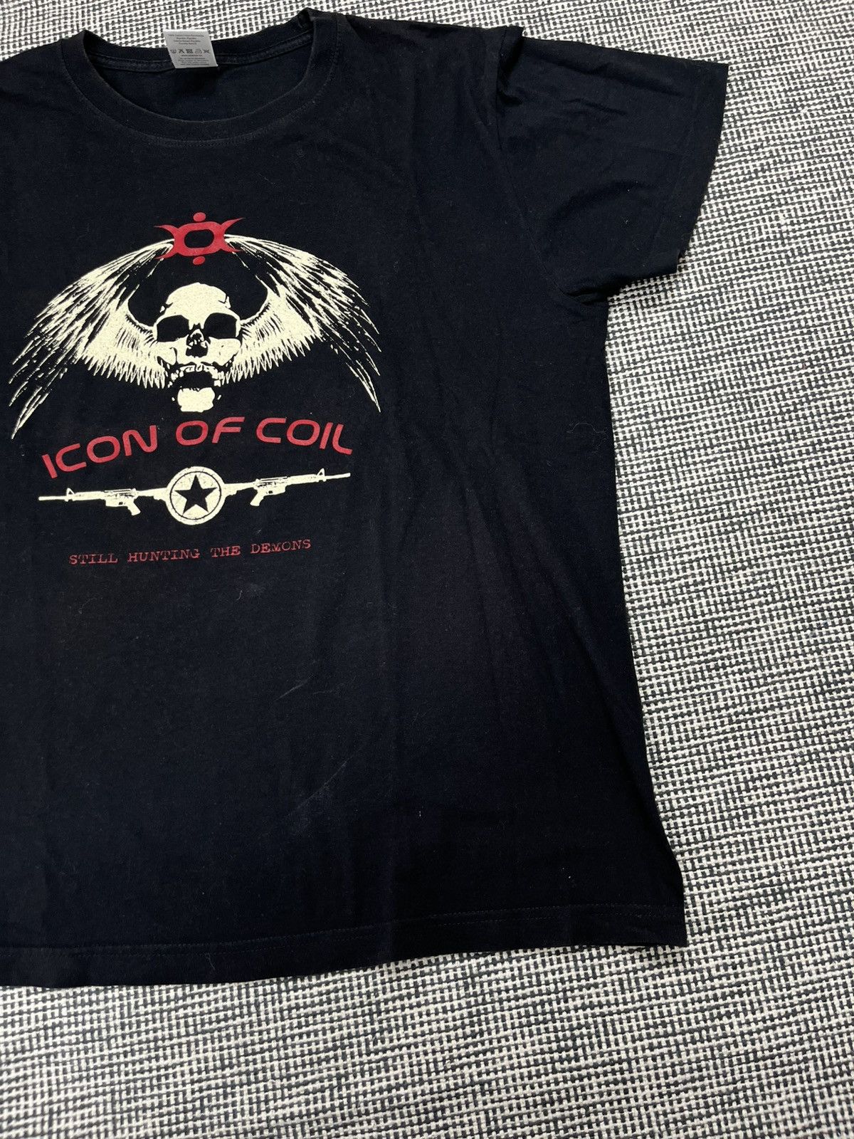 Band Tees × Vintage Vintage y2k icon of coil electronic music band tee rare Size US L / EU 52-54 / 3 - 3 Thumbnail