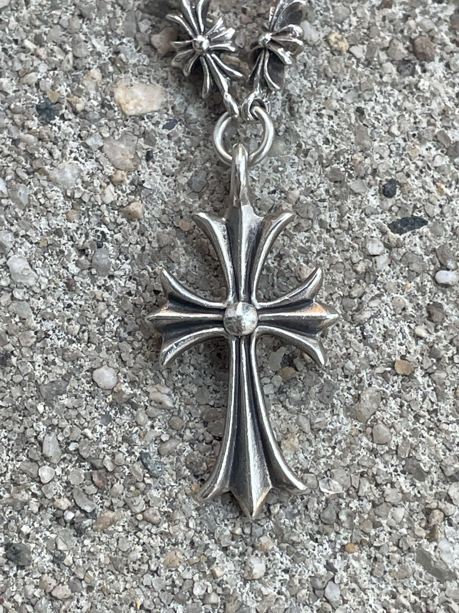 Chrome Hearts Chrome Hearts Tiny E + Tiny Cross Necklace Size ONE SIZE - 2 Thumbnail
