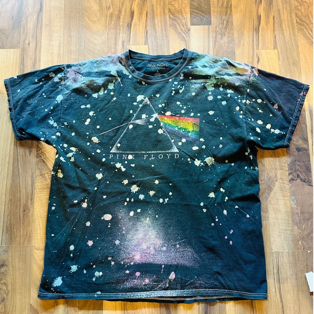 Pink Floyd Abstract Pink Floyd Dark Side Of The Moon Size Large Size US L / EU 52-54 / 3 - 1 Thumbnail