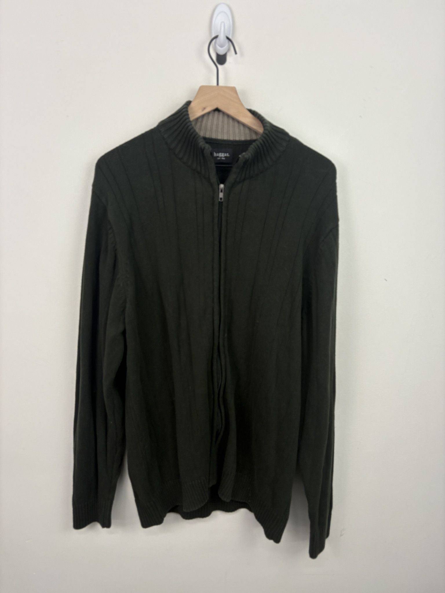 Other Vintage Knit Fleece Haggar Full Zip Cardigan Size US XXL / EU 58 / 5 - 1 Thumbnail