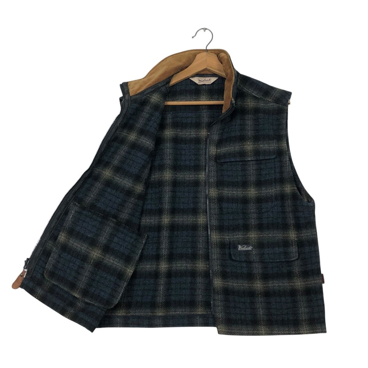 Japanese Brand 🔥VINTAGE WOOL VEST JACKET WOOLRICH TARTAN DESIGN CHECK Size US M / EU 48-50 / 2 - 13 Thumbnail