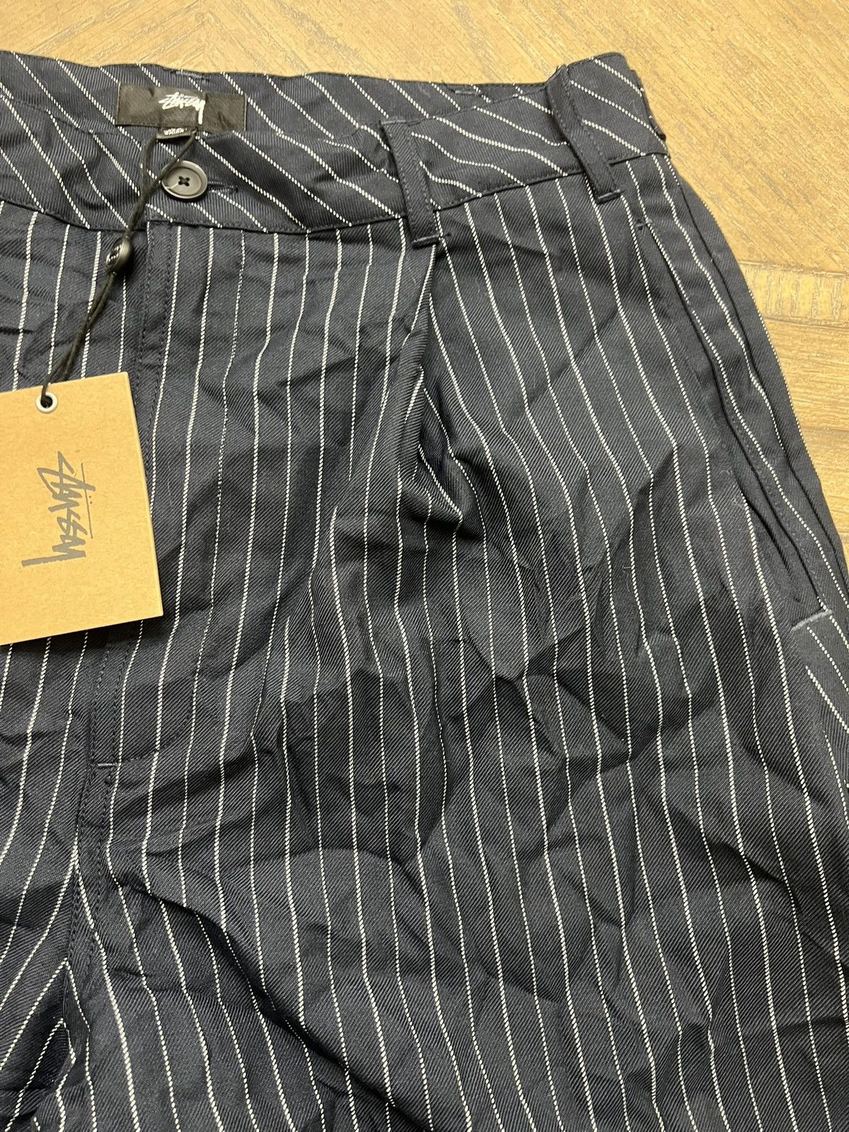 Stussy Stussy Stripe Volume Pleated Shorts Size US 30 / EU 46 - 4 Thumbnail