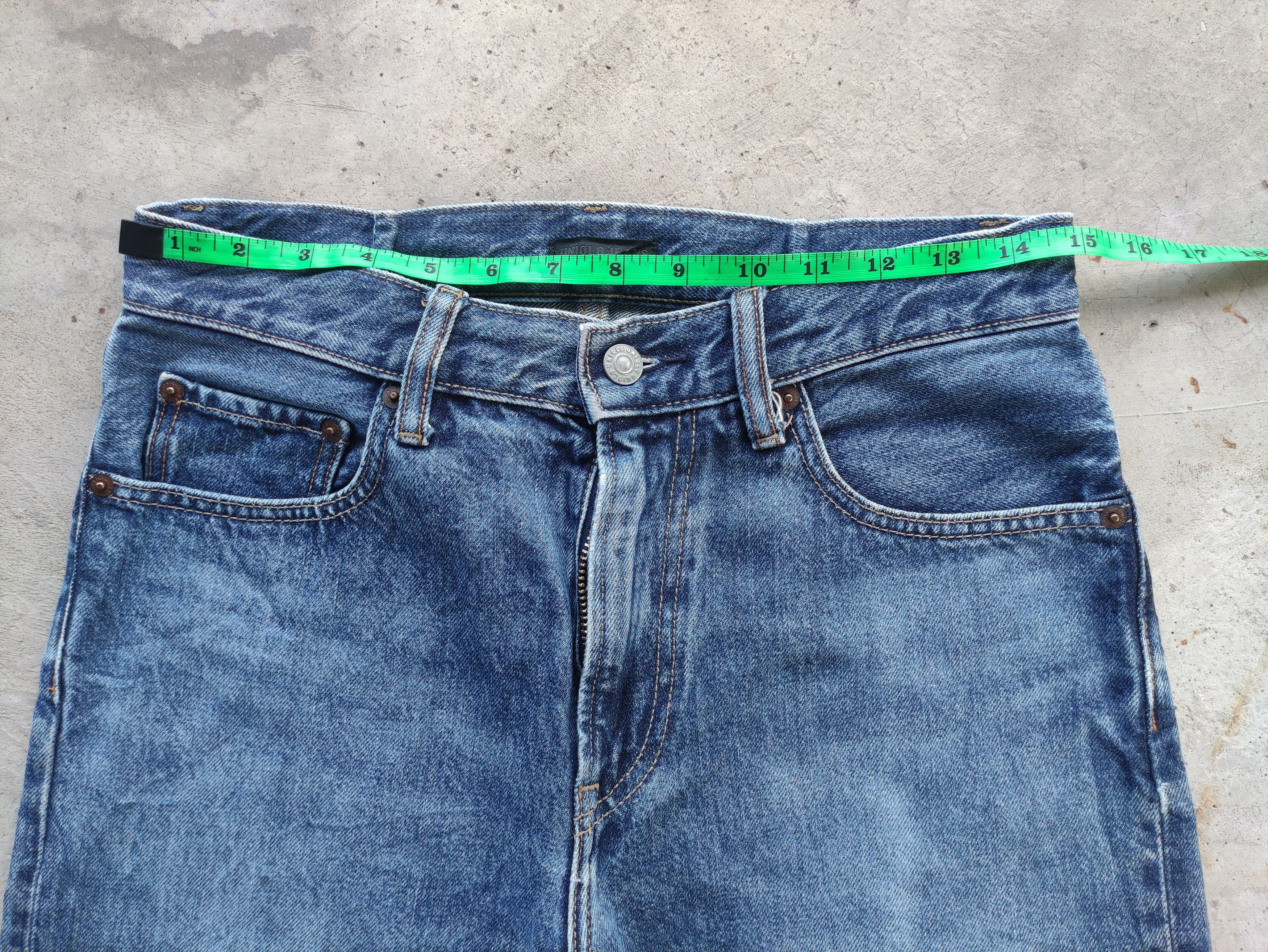 Japanese Brand Vintage Japanese Jean Distressed Faded Denim Size US 31 - 6 Thumbnail