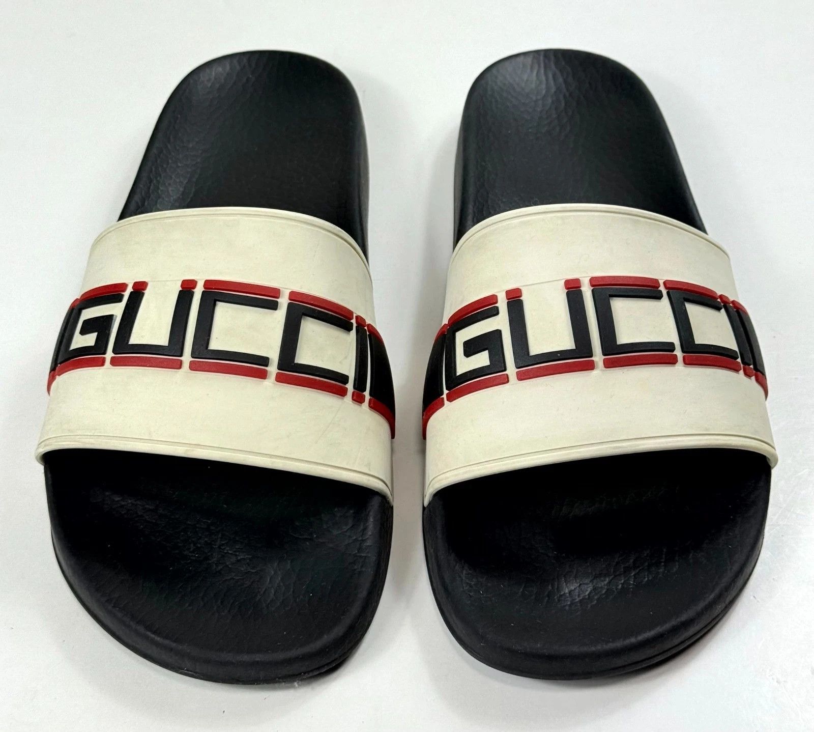 Gucci stripe slide white Gucci Men main image 4