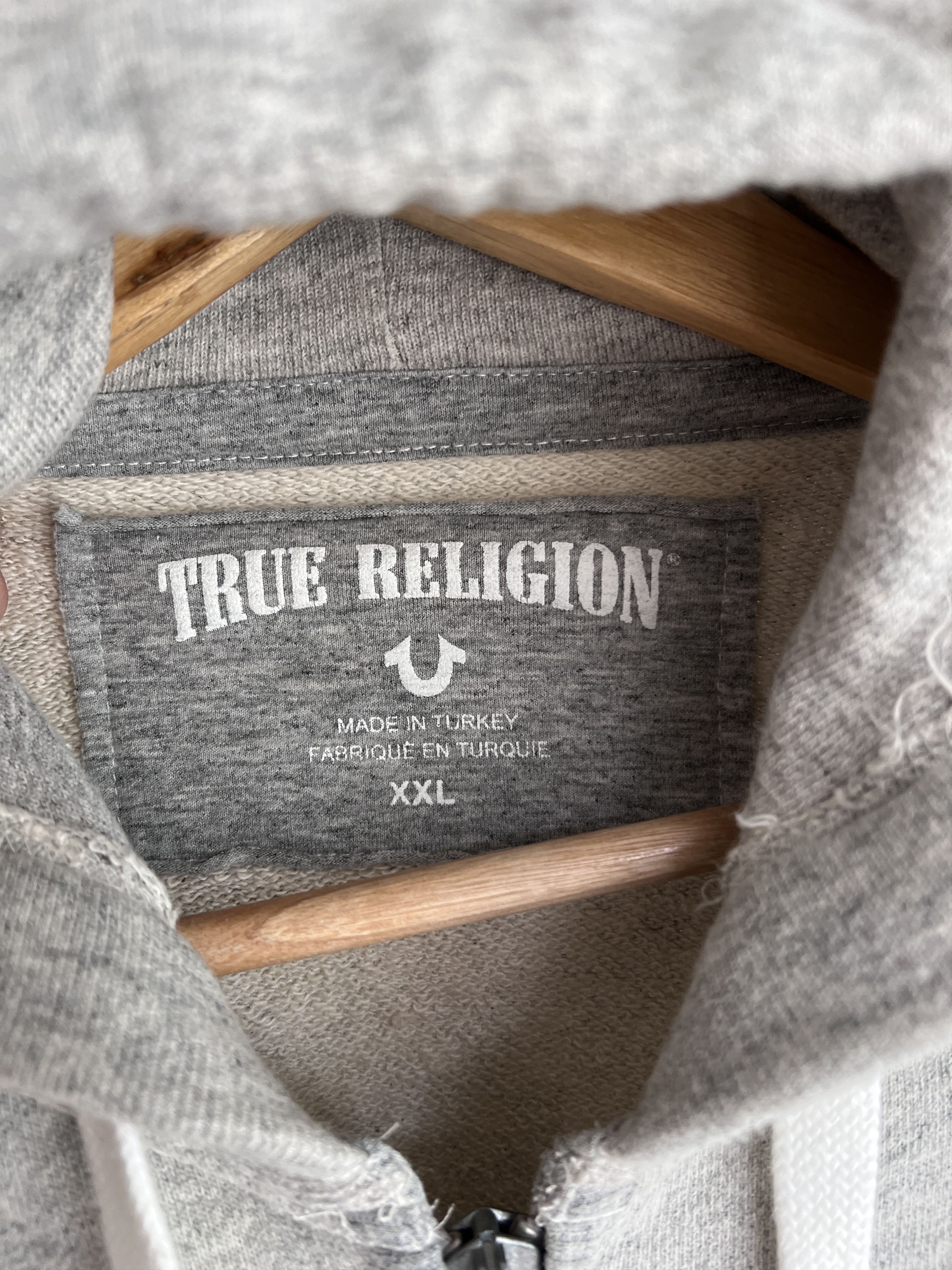 True Religion True Religion Zip up hoodie roses baggy embroidered japanese Size US XXL / EU 58 / 5 - 12 Thumbnail