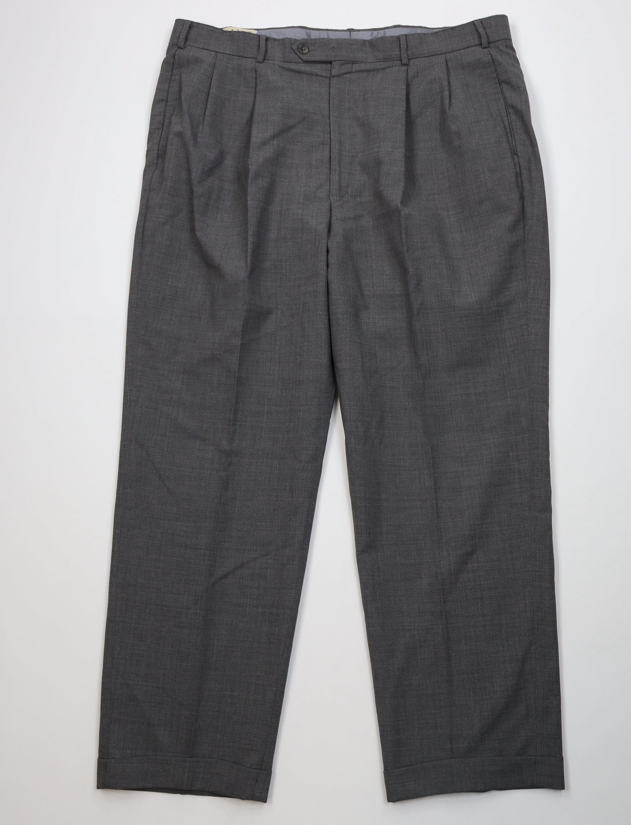 Vintage Vintage 90s Streetwear Wool Knit Wide Leg Chino Pants USA Size US 40 / EU 56 - 1 Thumbnail