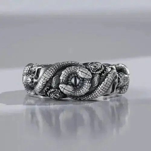 Jewelry Satan Ring ( Size 7 to 13 ) Size ONE SIZE - 1 Thumbnail