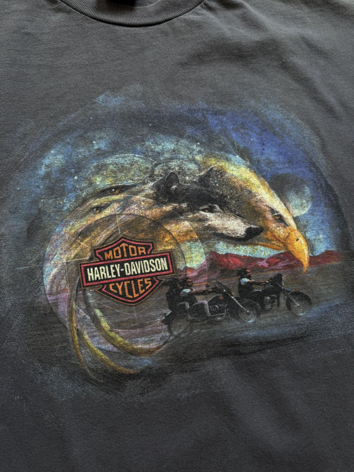 Harley Davidson Harley Davidson wolf motors vintage tee XXL Size US XXL / EU 58 / 5 - 3 Thumbnail