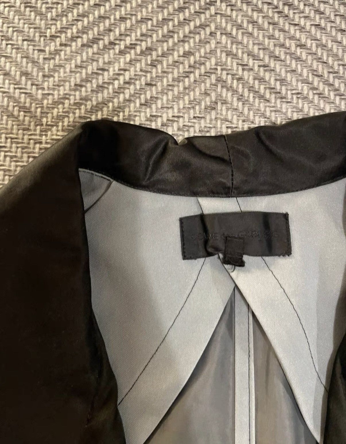 Comme des Garcons COMME DES GARCONS AD2004 Black Tuxedo Blazer K24 Size S / US 4 / IT 40 - 2 Thumbnail