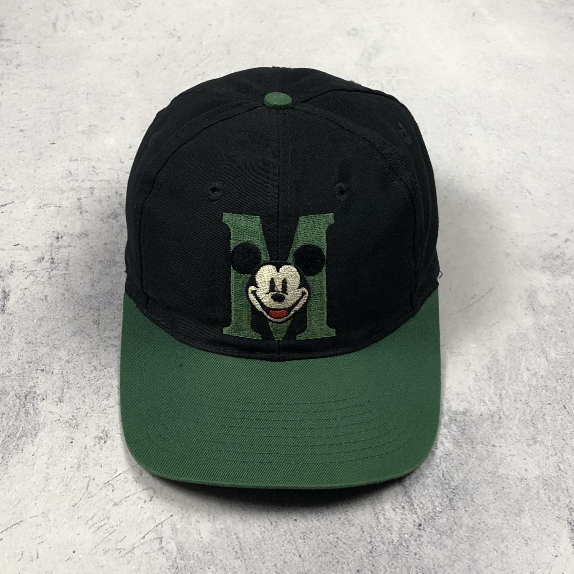 Mickey Mouse Vintage The Disney Store Mickey Mouse M logo Cap Hat Size ONE SIZE - 2 Thumbnail