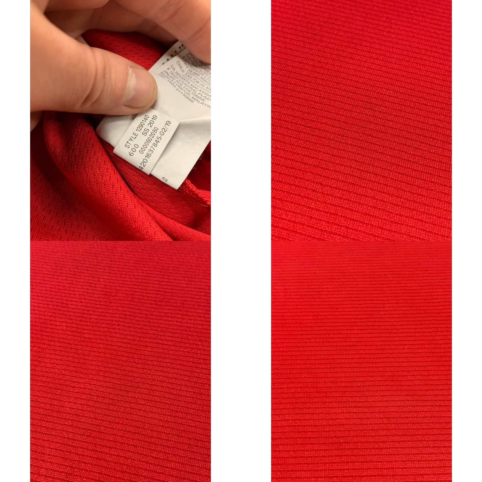 Under Armour UNDER ARMOUR HEATGEAR Polo Shirt MEN 2019 SIZE L Red and Gray Short Sleeve Classic Size US L / EU 52-54 / 3 - 8 Thumbnail