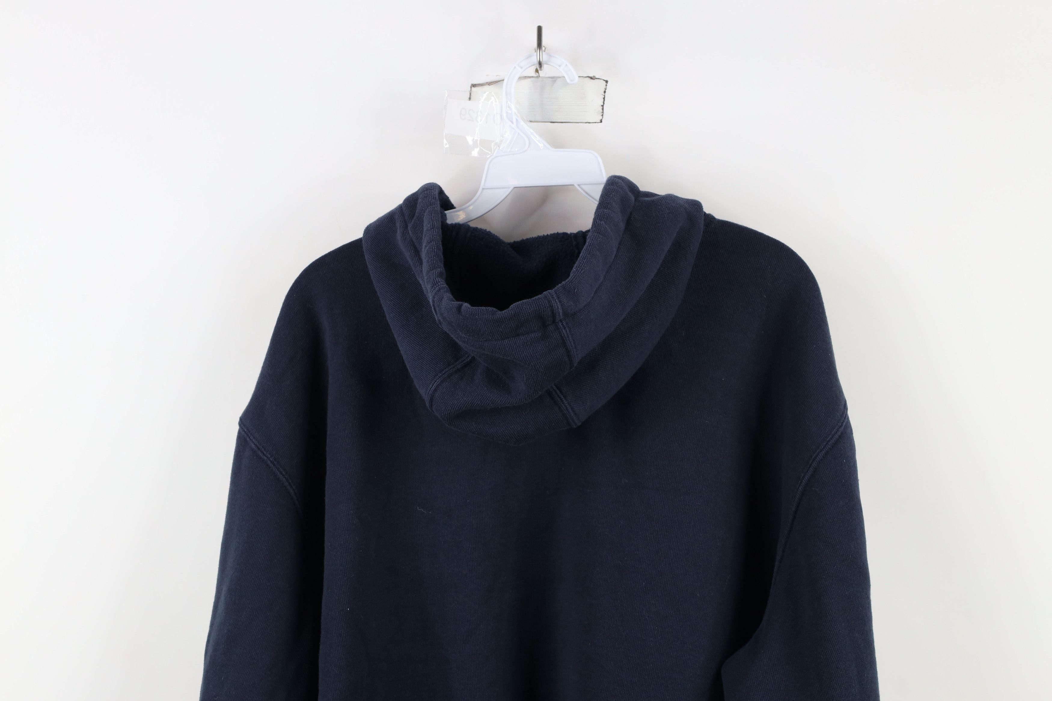 Carhartt × Vintage Vintage Carhartt Spell Heavyweight Hoodie Sweatshirt Blue Size US XL / EU 56 / 4 - 13 Thumbnail