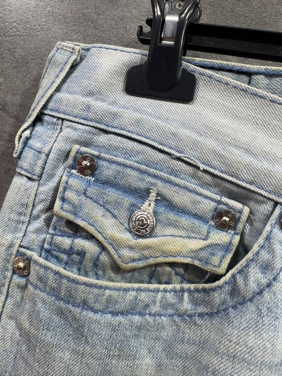 True Religion True Religion Men's Ricky Straight Denim Jeans Size US 32 / EU 48 - 3 Thumbnail