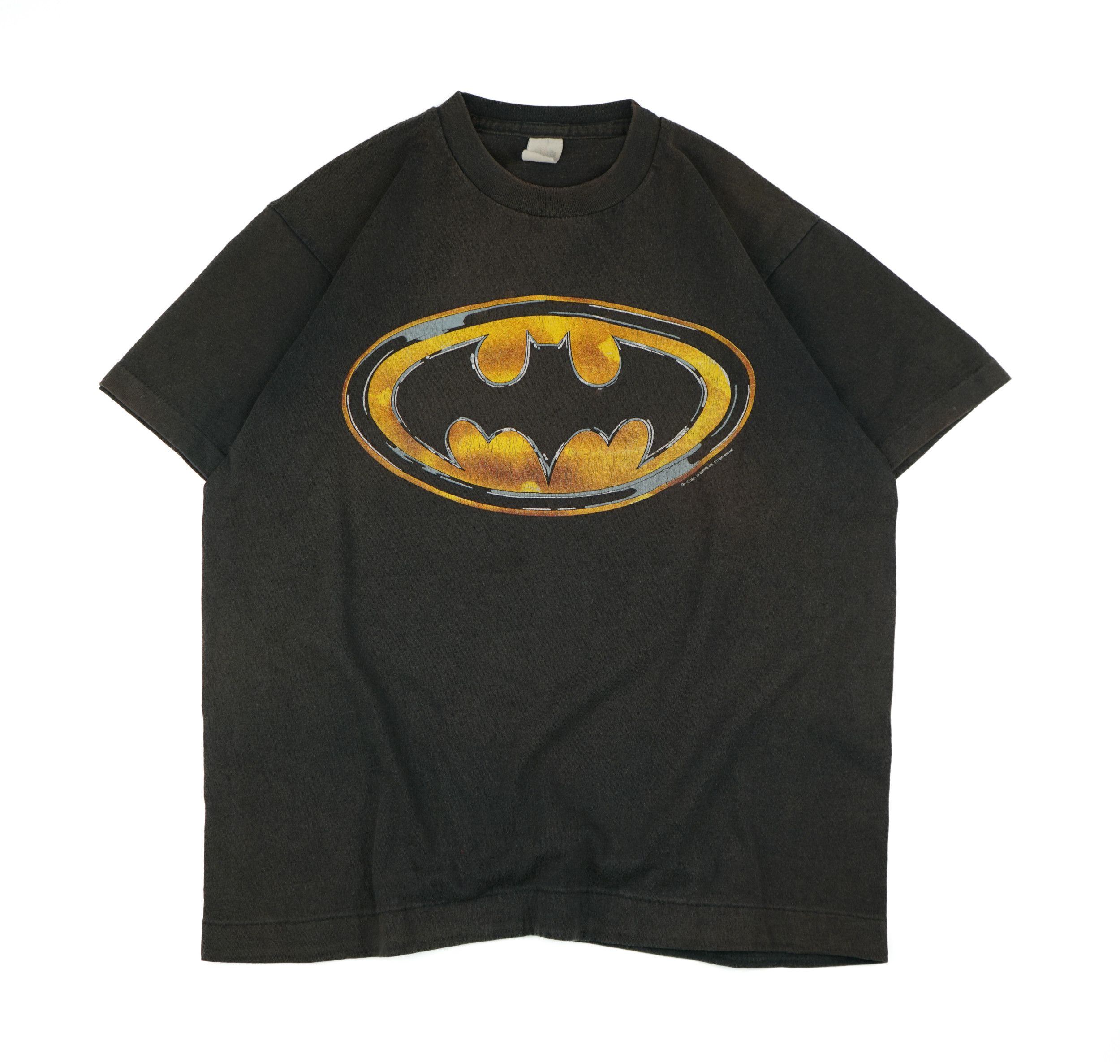 DC Comics × Vintage Vintage 1989 Batman Logo T-Shirt Size US L / EU 52-54 / 3 - 1 Thumbnail