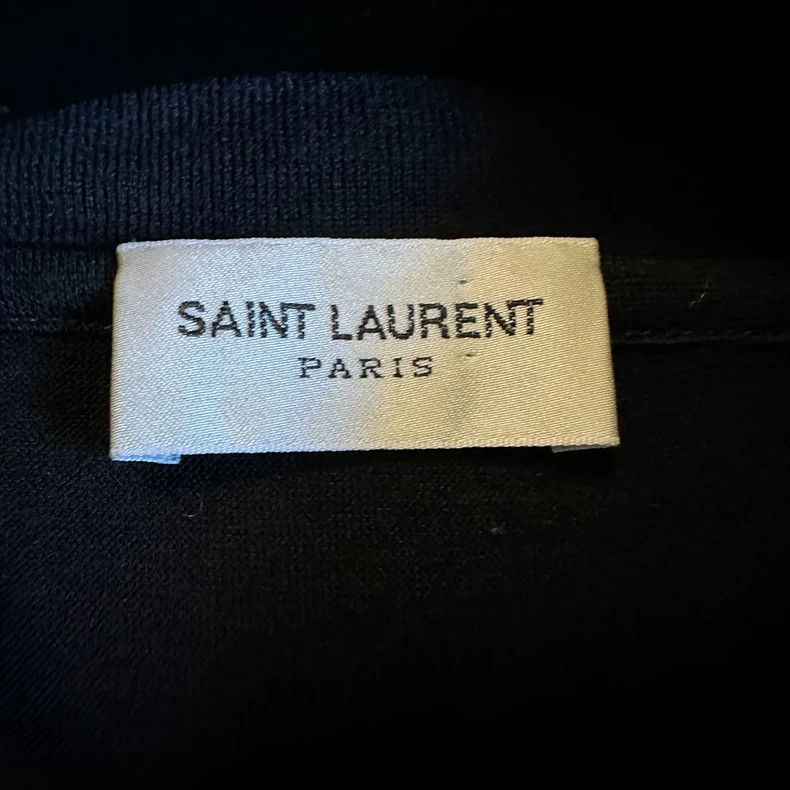 Saint Laurent Paris Saint Laurent Paris Embroidered logo pure wool polo shirt Size US M / EU 48-50 / 2 - 3 Thumbnail